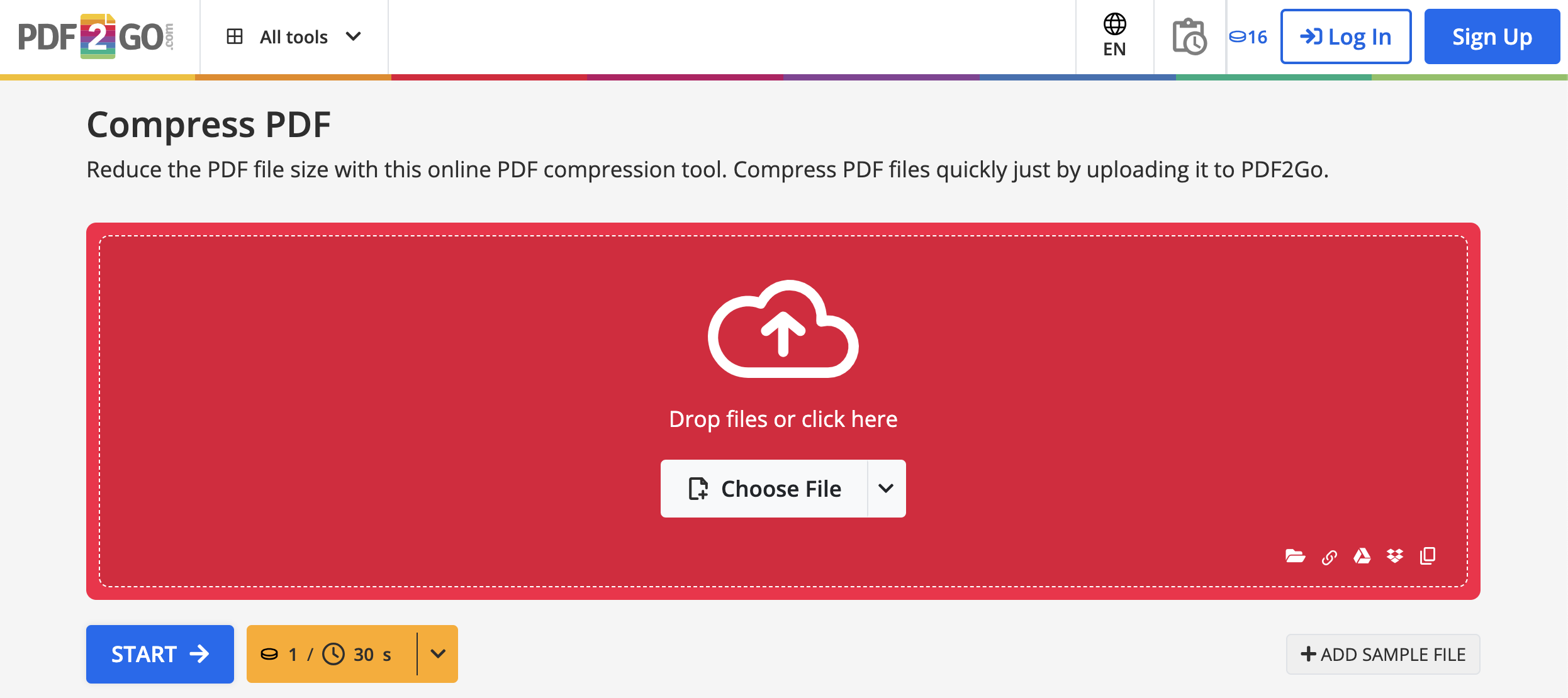 Compress PDF for email