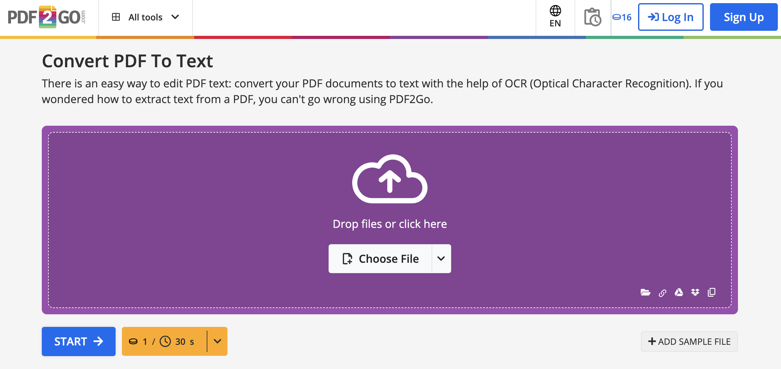 Convert PDF to Text