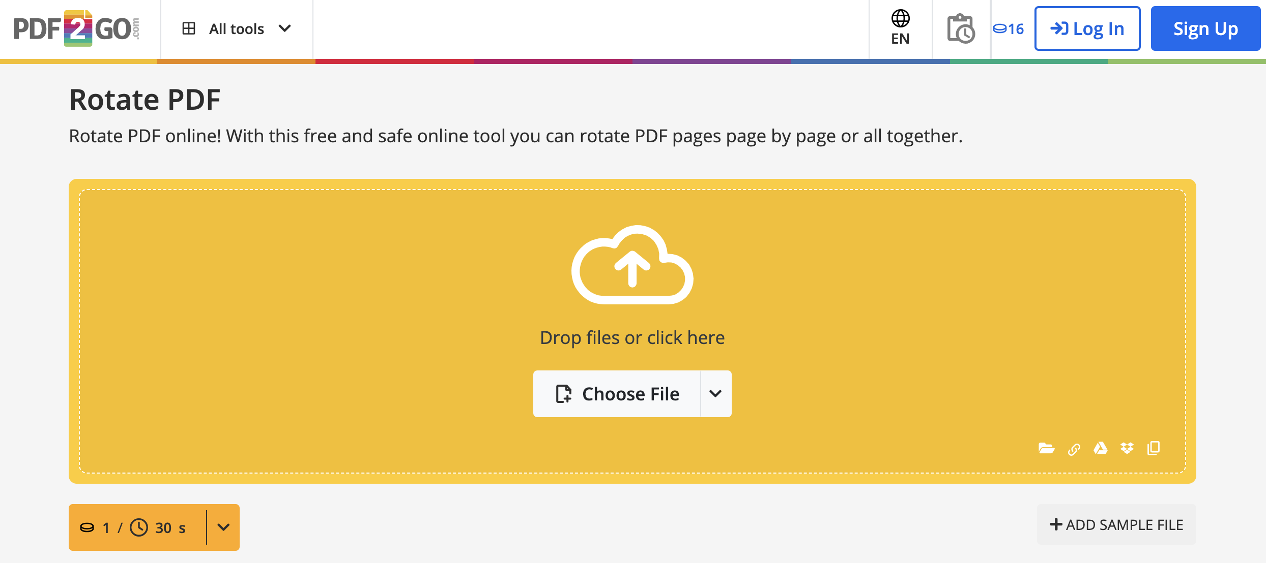 Rotate PDF